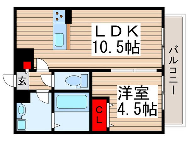 アムール野火止の物件間取画像